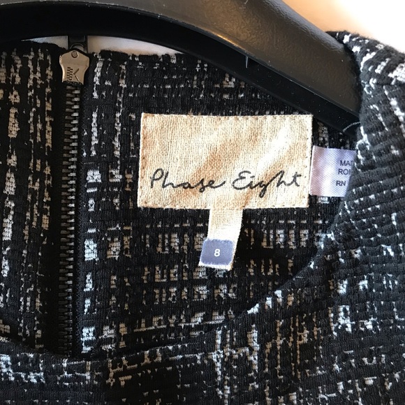 Phase Eight Fitted Dress, Size 8 (S/M) - Picture 3 of 5